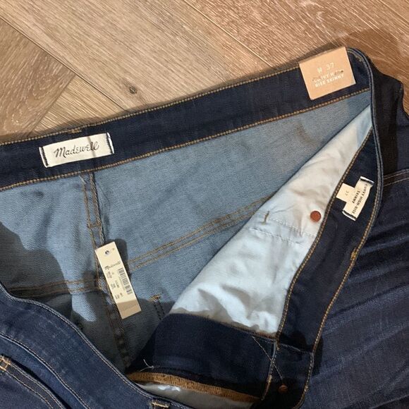 NWT Madewell Curvy High-Rise Skinny Jeans in Larkspur: TENCEL Denim Edition - Picture 6 of 11